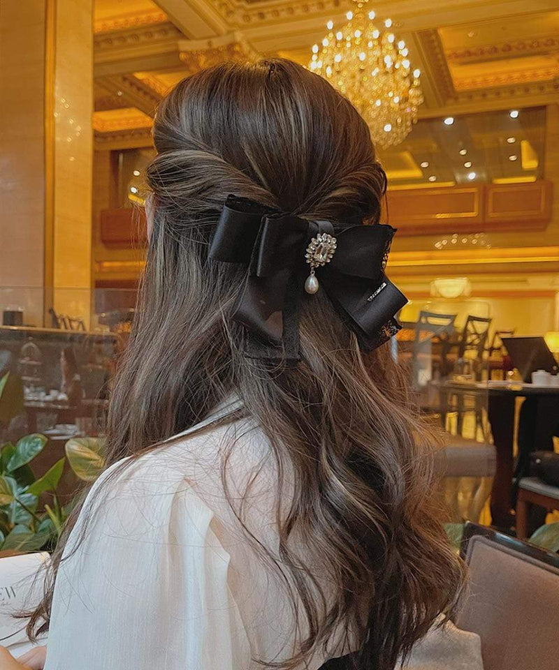 Noble bow hairclip  Modern luxury hair accessory brand